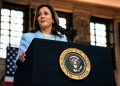 Democrats begin to consider Harris at the top of their ticket